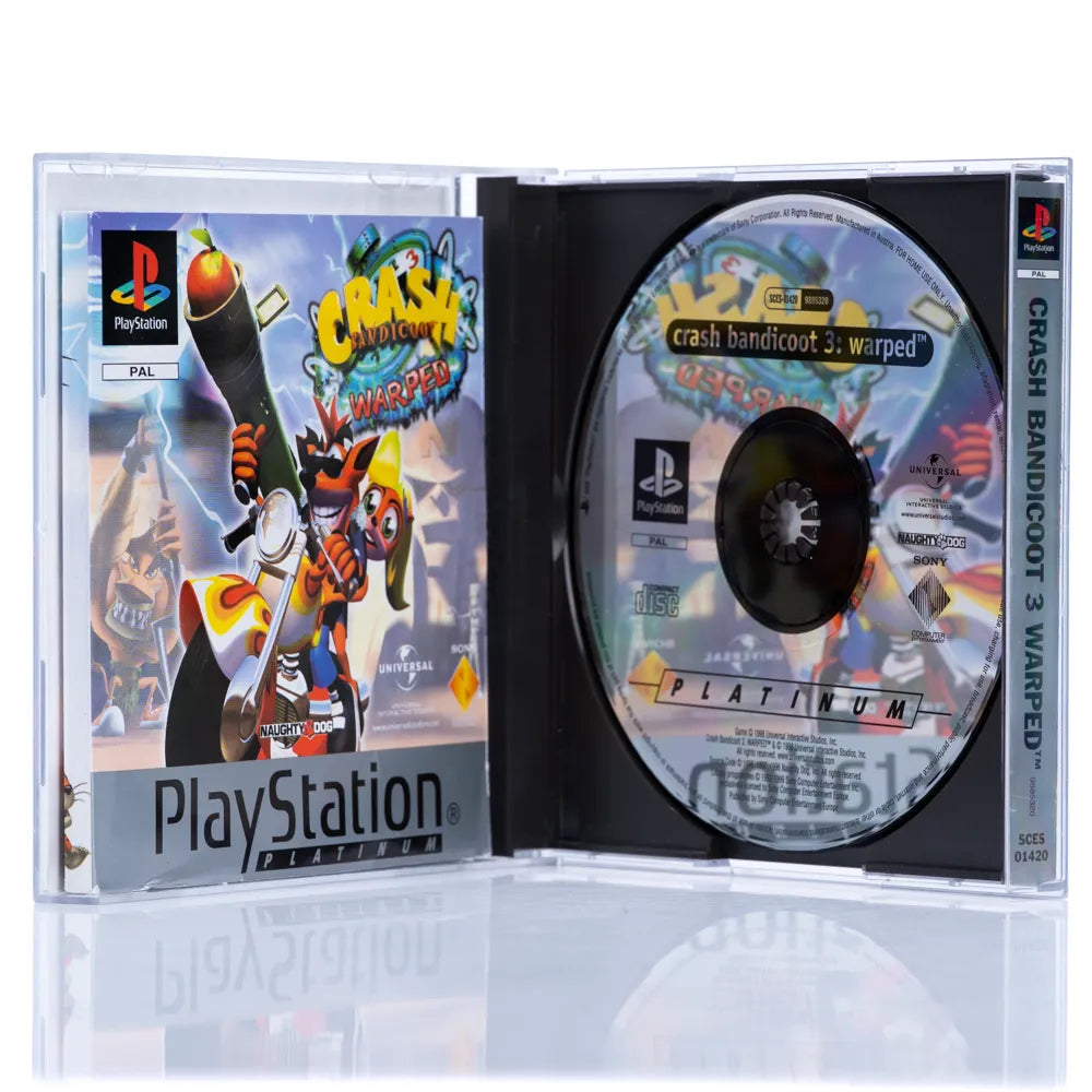 Crash Bandicoot 3: Warped - PS1 spill - Retrospillkongen