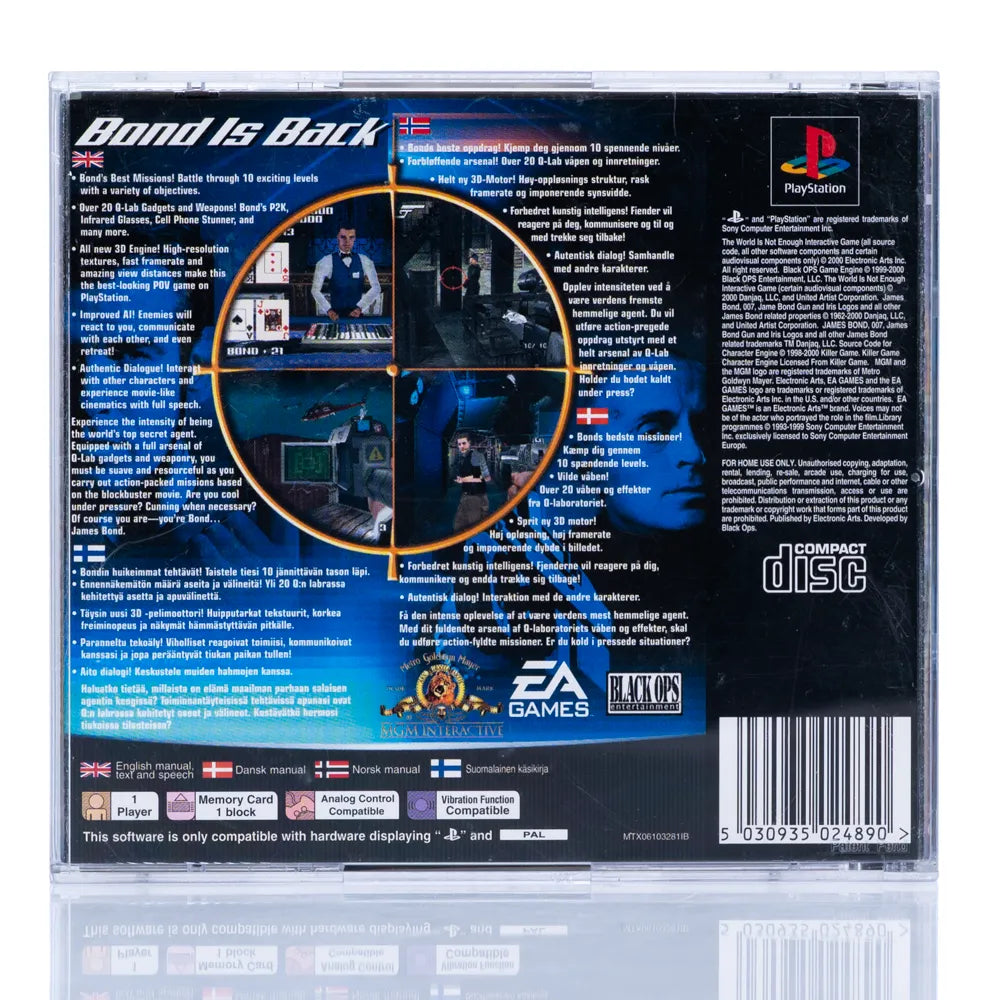 007: The World is Not Enough - PS1 spill - Retrospillkongen