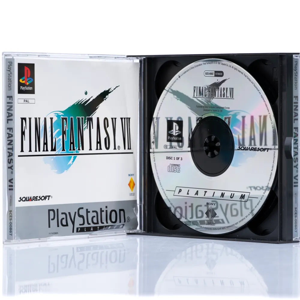 Final Fantasy VII - PS1 spill - Retrospillkongen