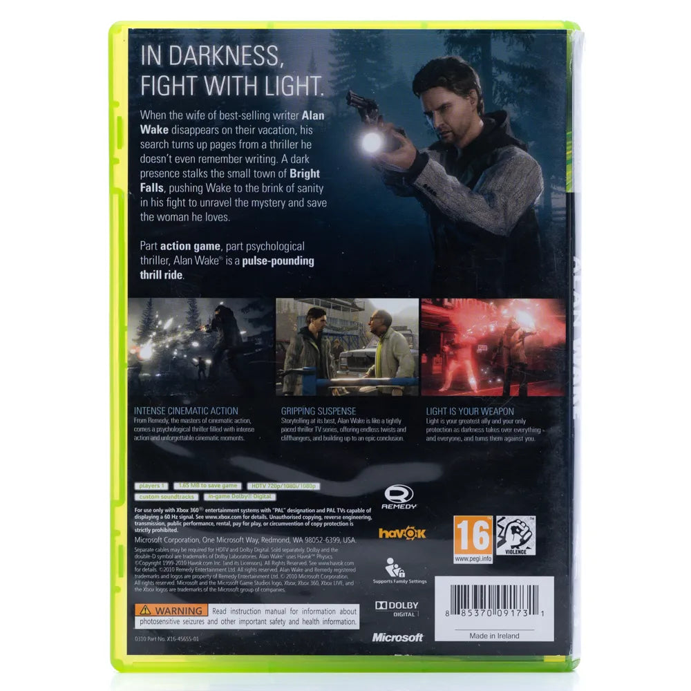 Alan Wake - Xbox 360 spill - Retrospillkongen