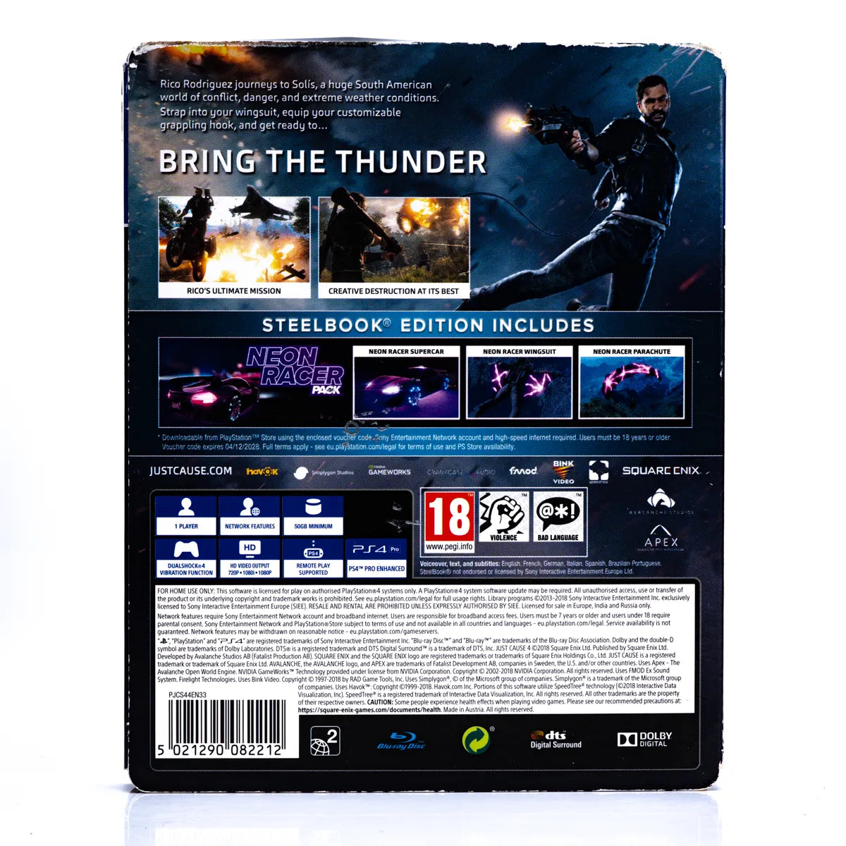 Just Cause 4 Steelbook Edition - PS4 spill (Steelbook) - Retrospillkongen