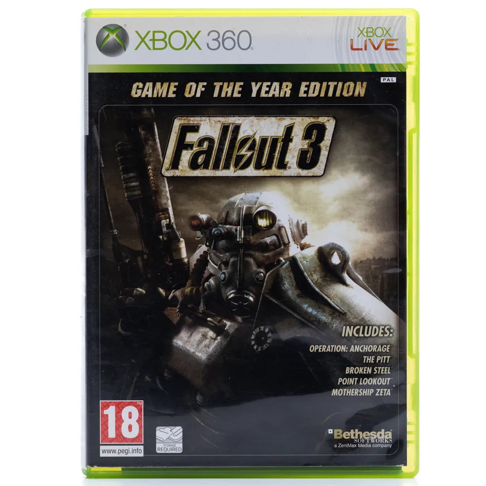 Fallout 3 - Xbox 360 spill