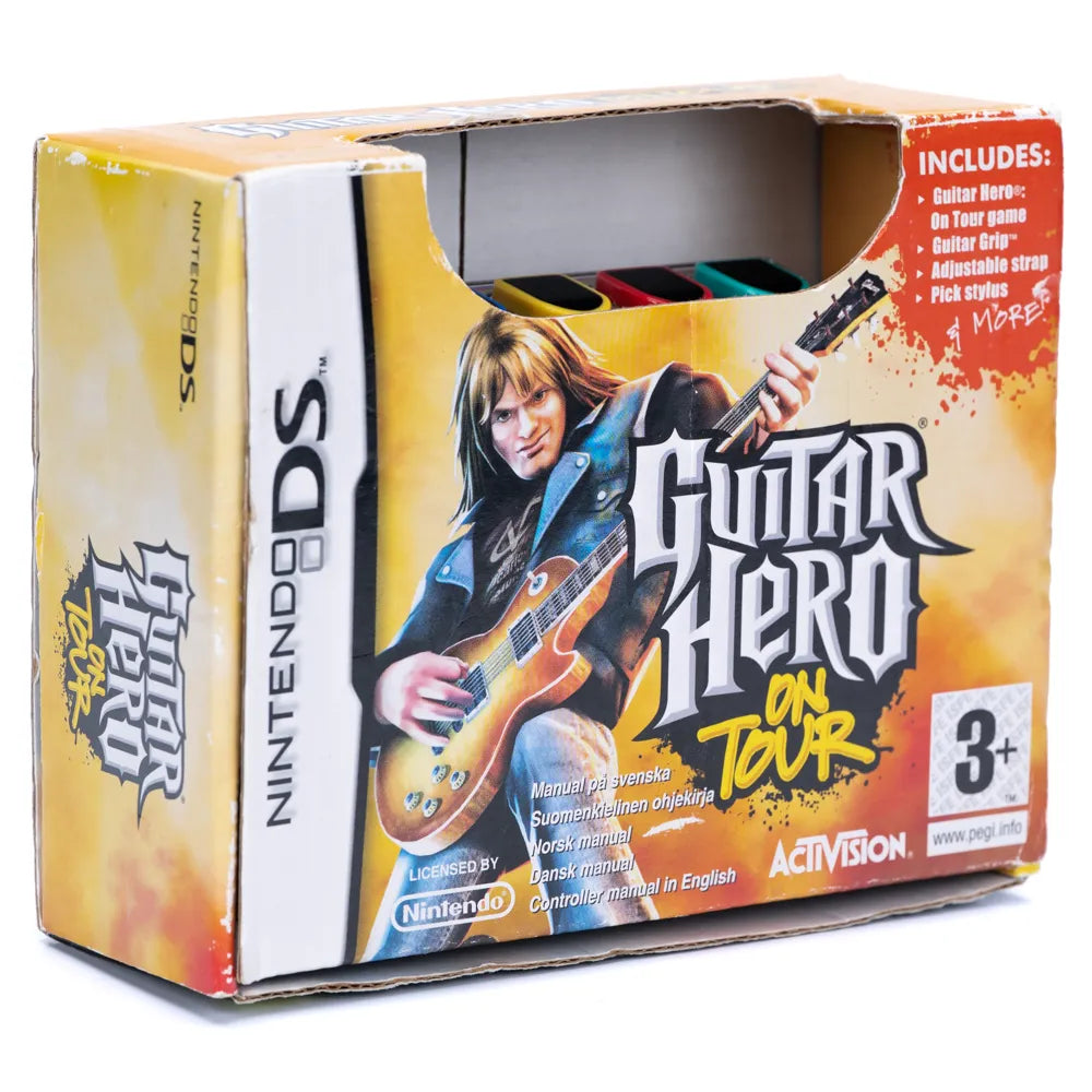 Guitar Hero On Tour Bundle m/Guitar Grip - Nintendo DS - Retrospillkongen