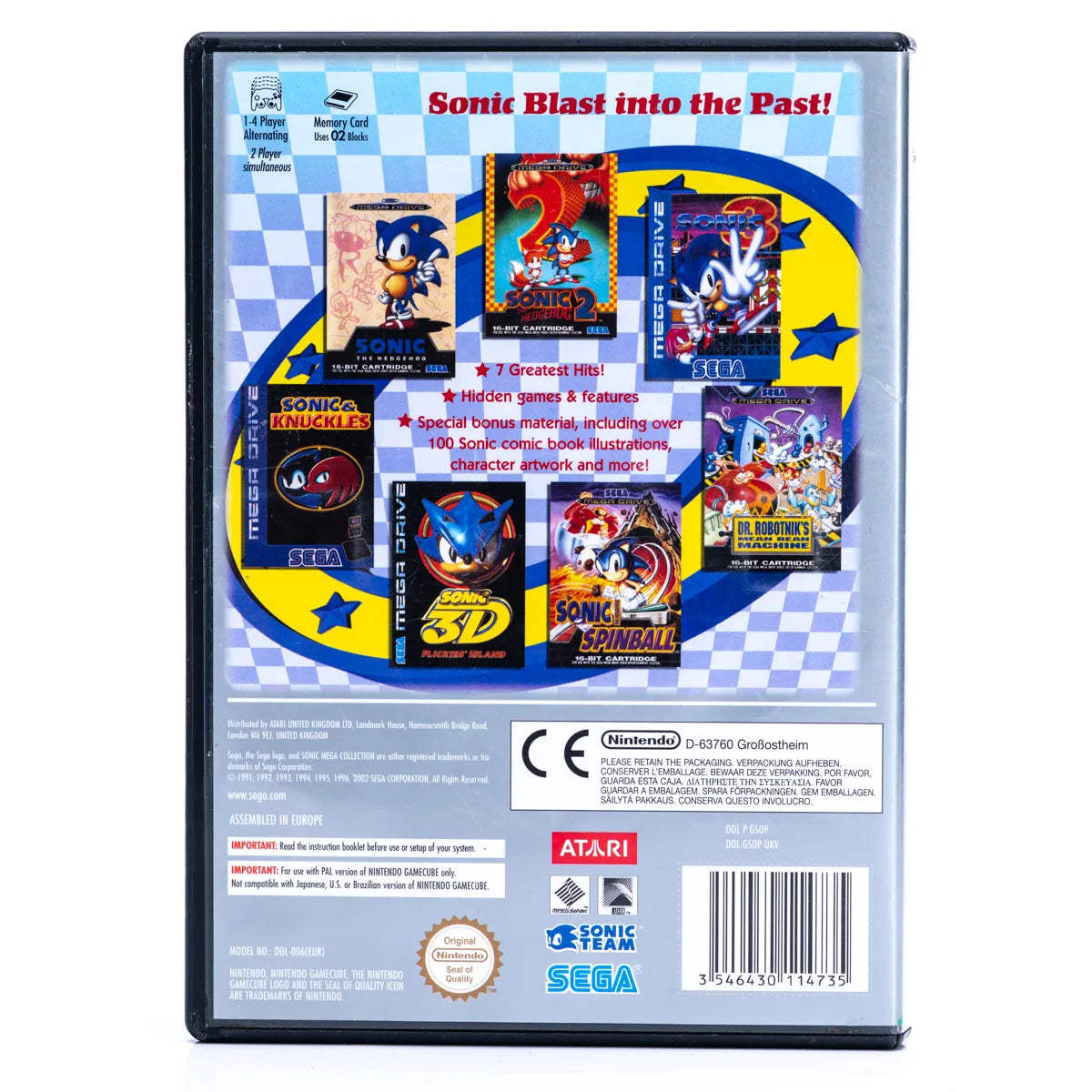Sonic Mega Collection - GameCube spill - Retrospillkongen
