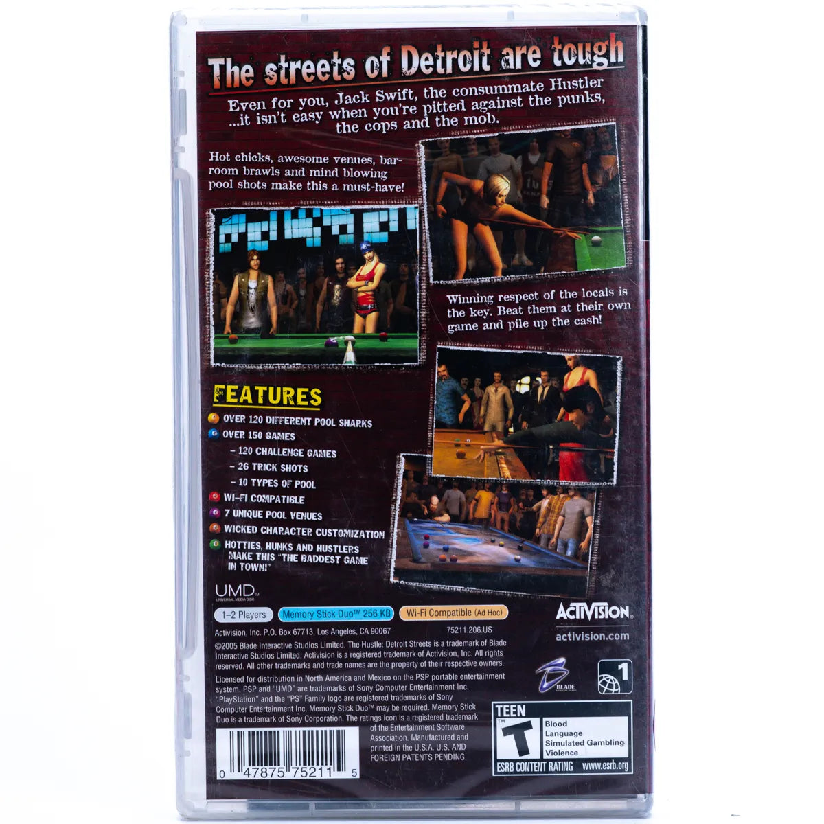 The Hustle: Detroit Streets - PSP Spill (Forseglet - NTSC Regionfri) - Retrospillkongen