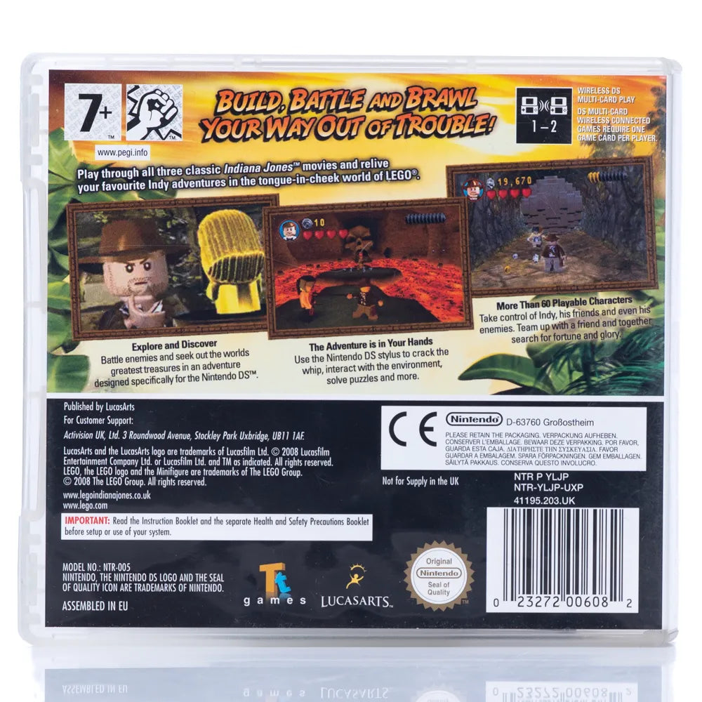 LEGO Indiana Jones The Original Adventure - Nintendo DS spill - Retrospillkongen