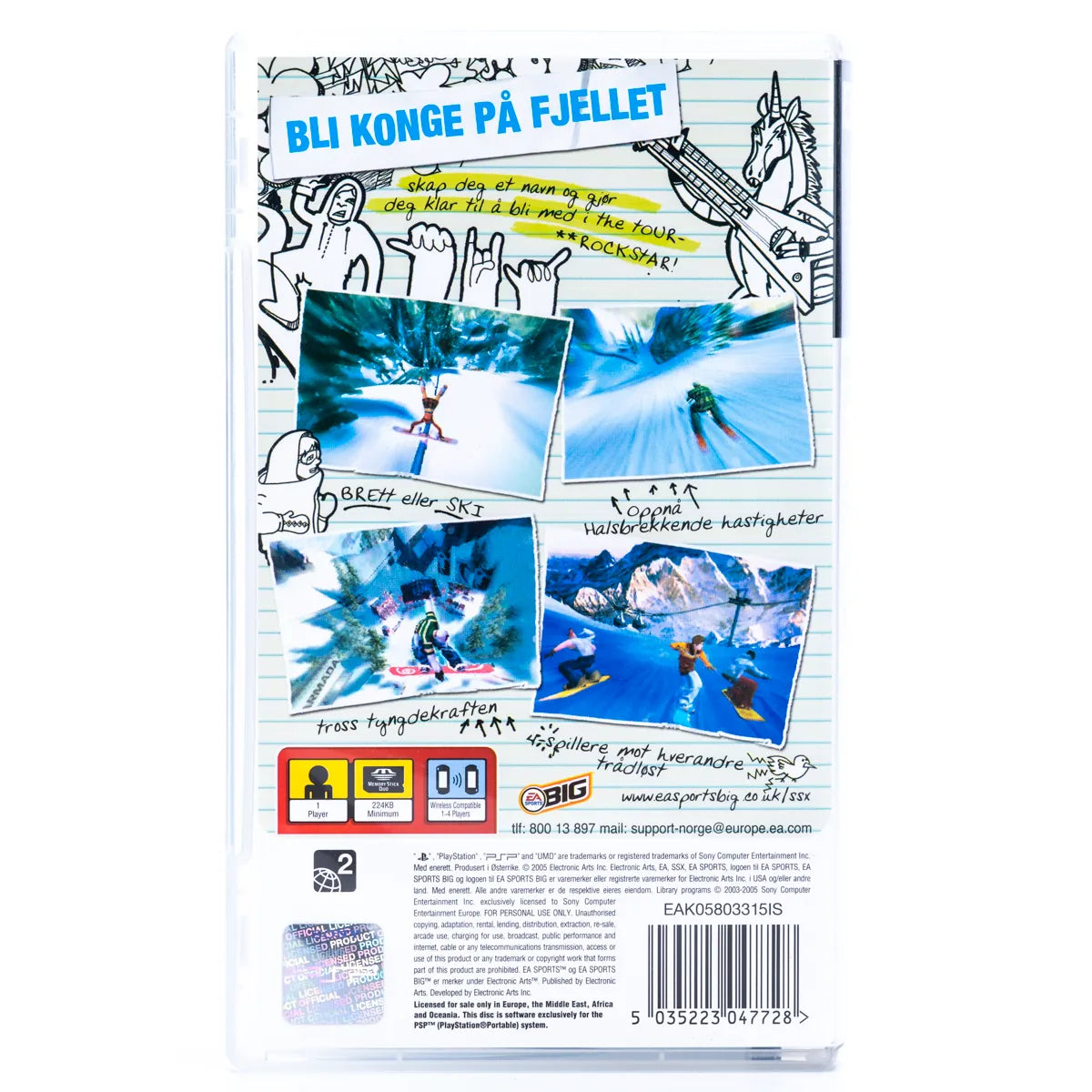 SSX on Tour - PSP spill - Retrospillkongen