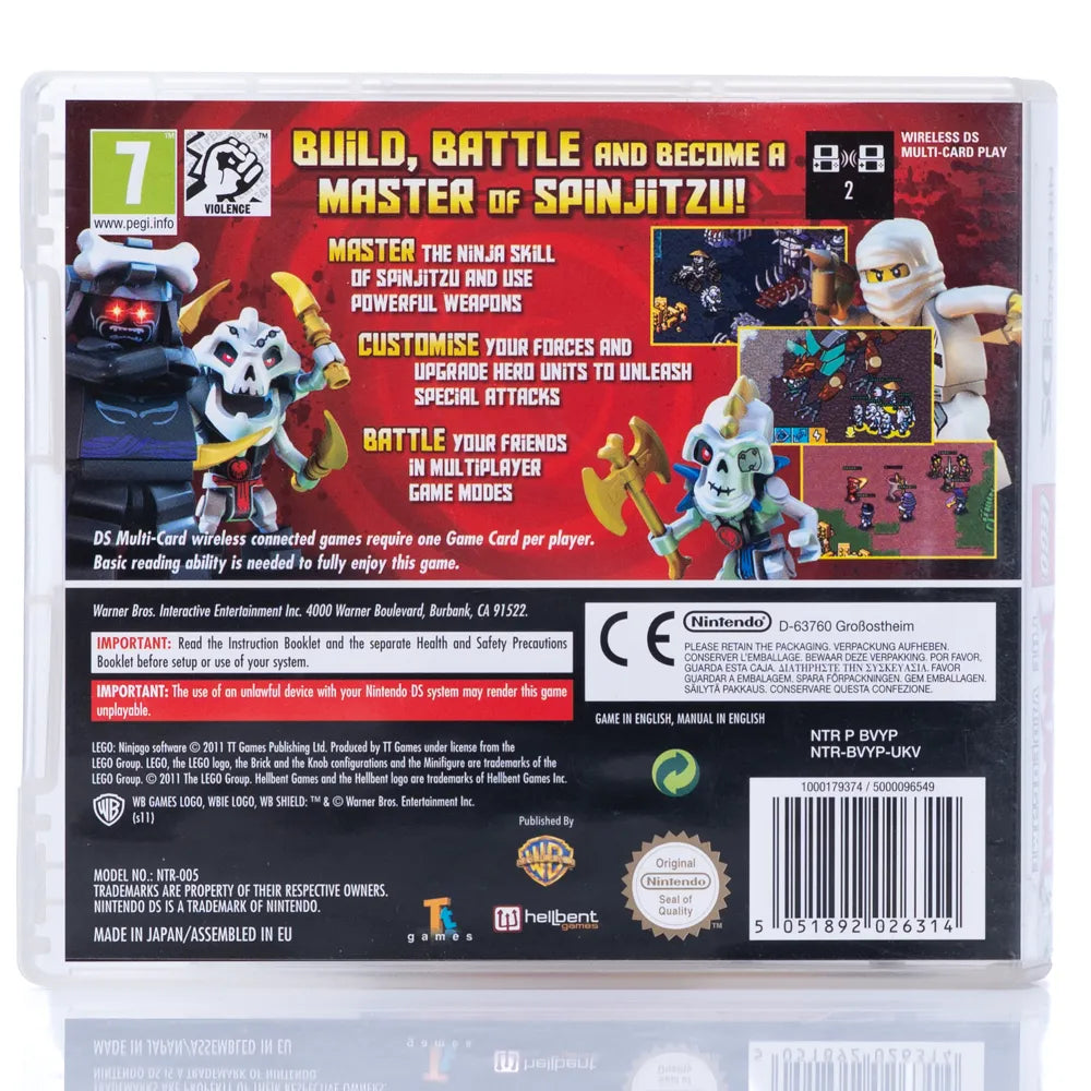 LEGO Ninjago The Videogame - Nintendo DS spill - Retrospillkongen