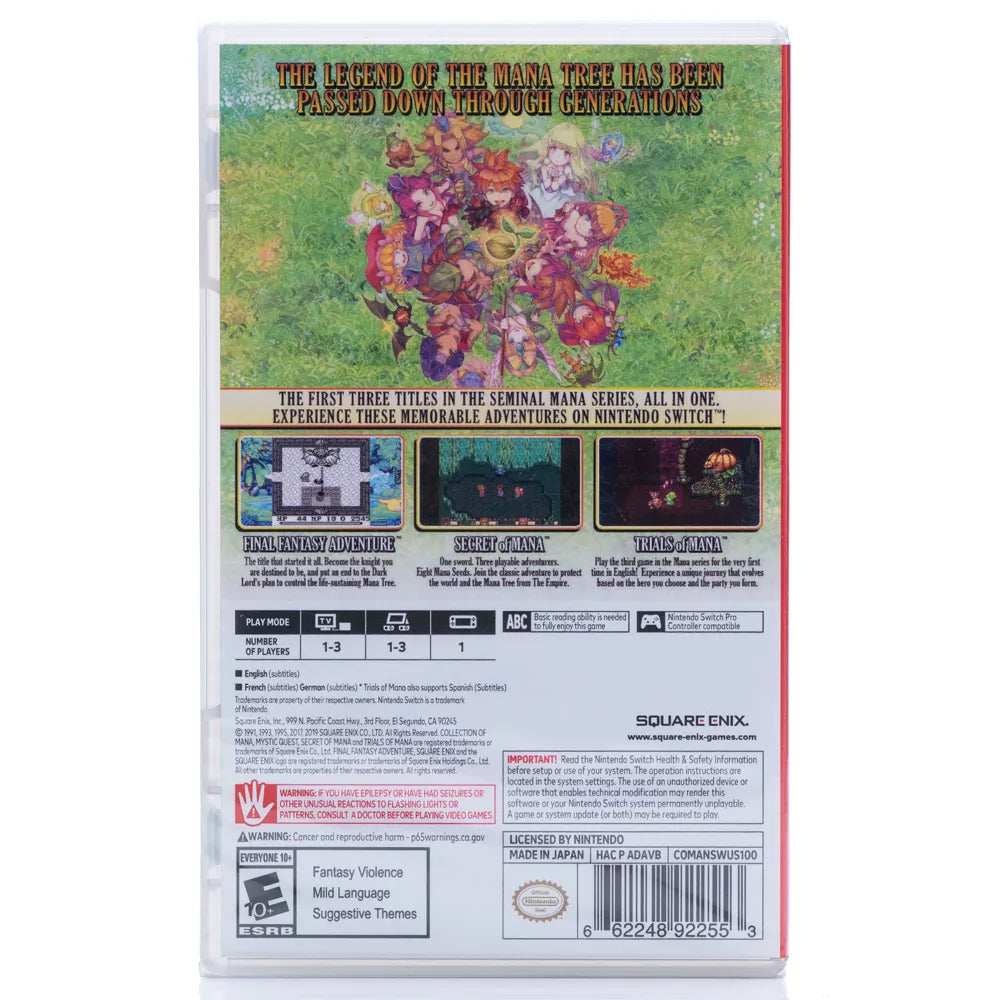 Collection of Mana - Nintendo Switch spill (NTSC, regionfri) (Forseglet) - Retrospillkongen