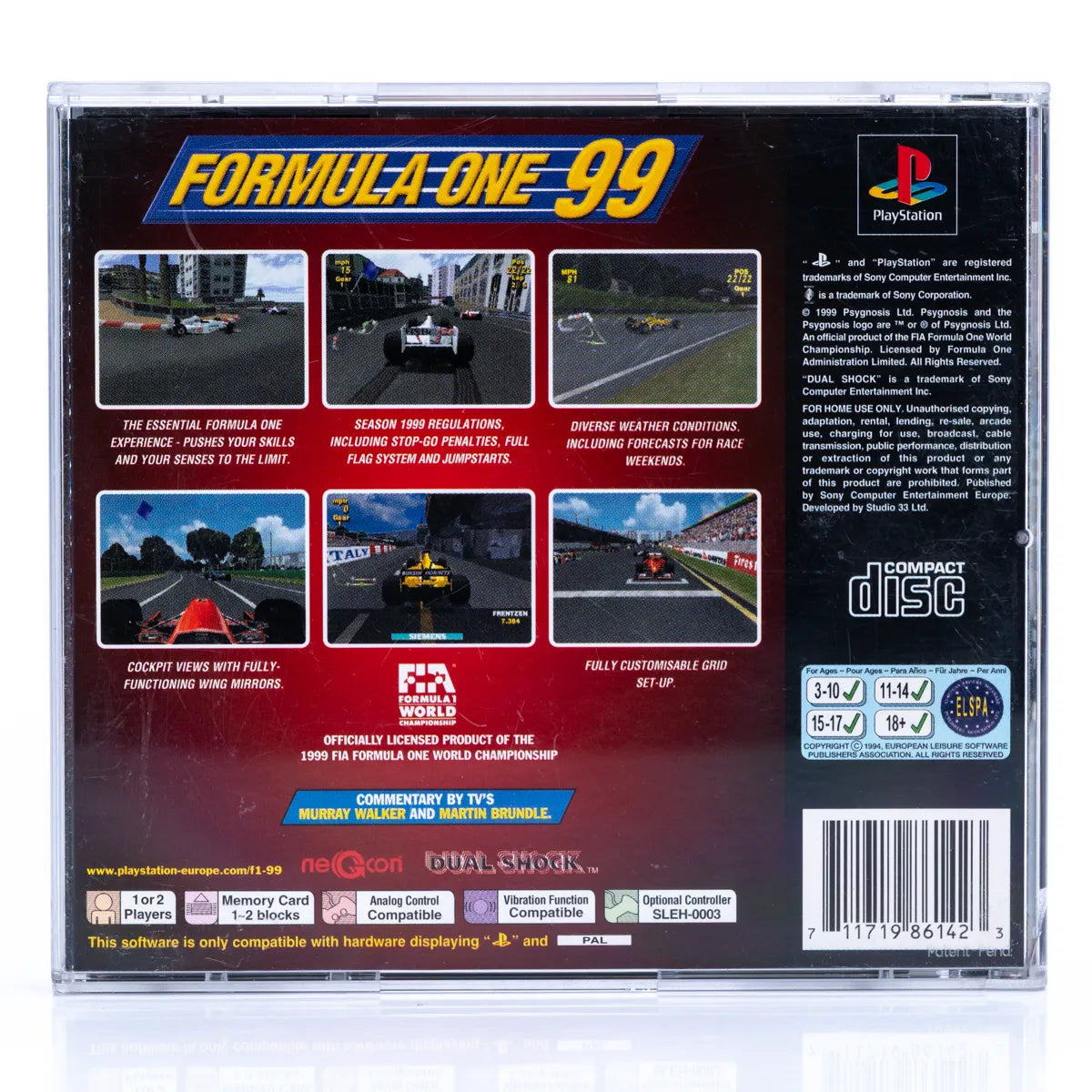 Formula One 99 - PS1 spill - Retrospillkongen