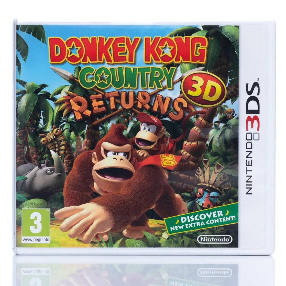 Donkey Kong Country Returns 3D - Nintendo 3DS spill - Retrospillkongen