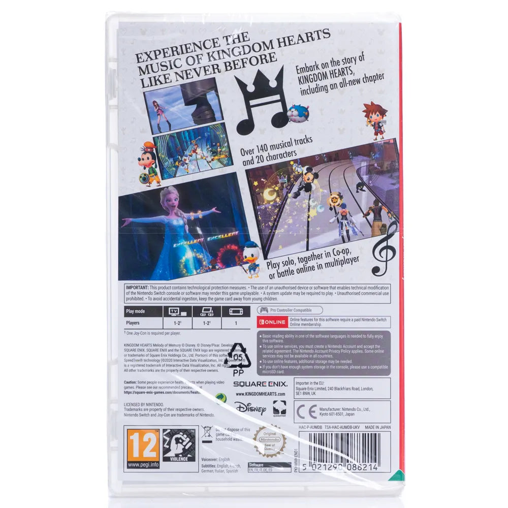 Kingdom Hearts: Melody of Memory - Switch spill (Forseglet) - Retrospillkongen