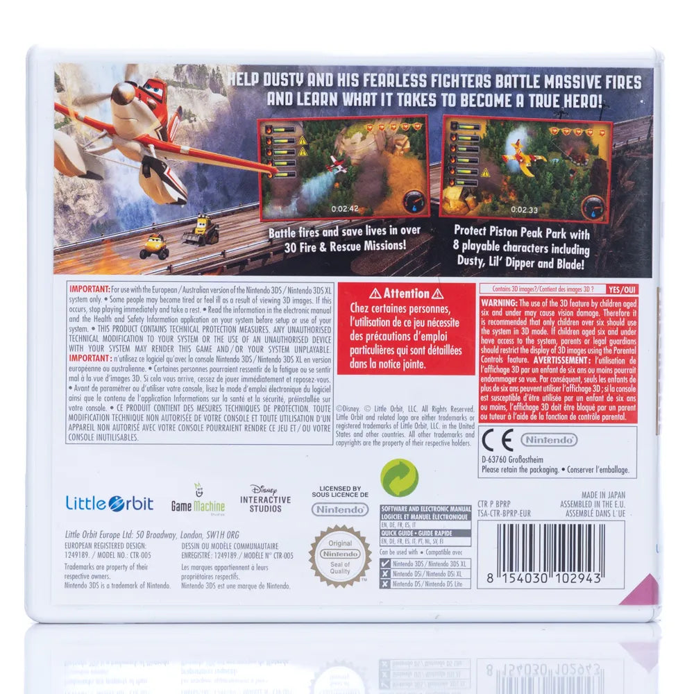 Disney Planes: Fire & Rescue - Nintendo 3DS spill - Retrospillkongen