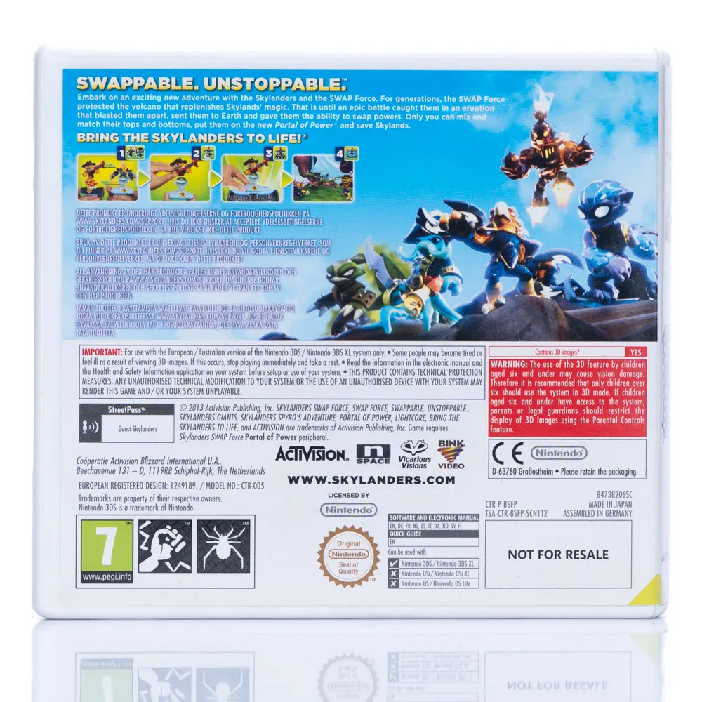 Skylanders Swap Force - Nintendo 3DS spill - Retrospillkongen