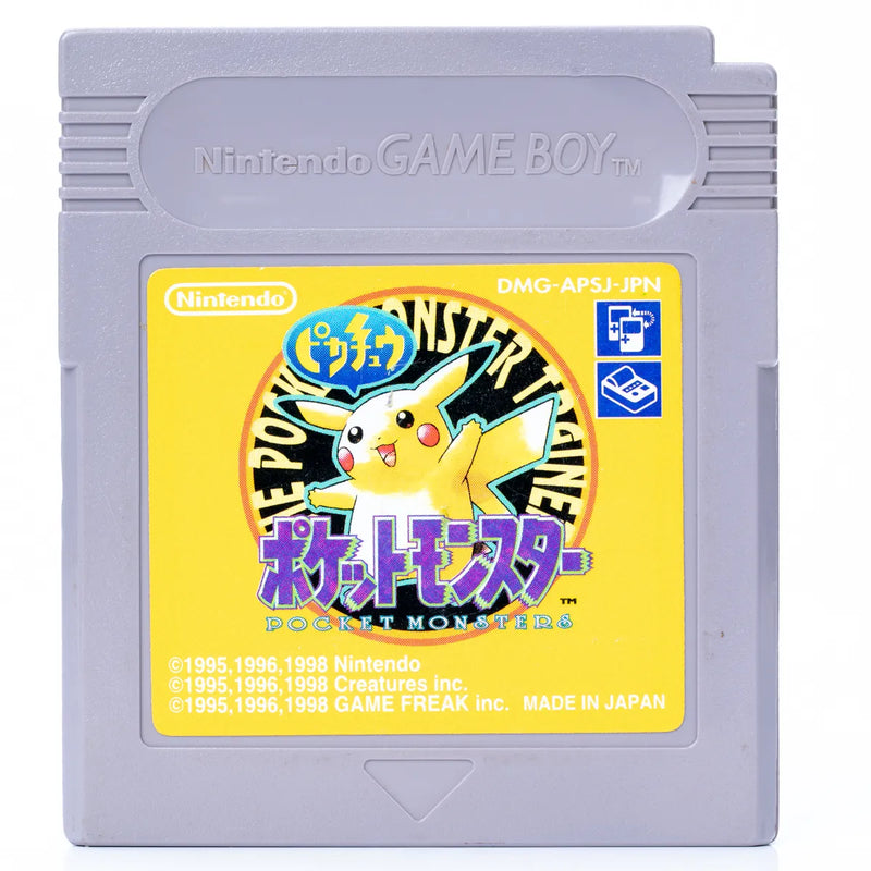 Pokémon Yellow Version - GameBoy spill (NTSC-J, Japansk)