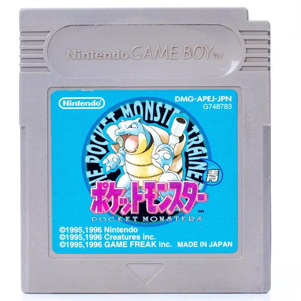 Pokémon Blue Version - Gameboy spill (NTSC-J, Japansk)