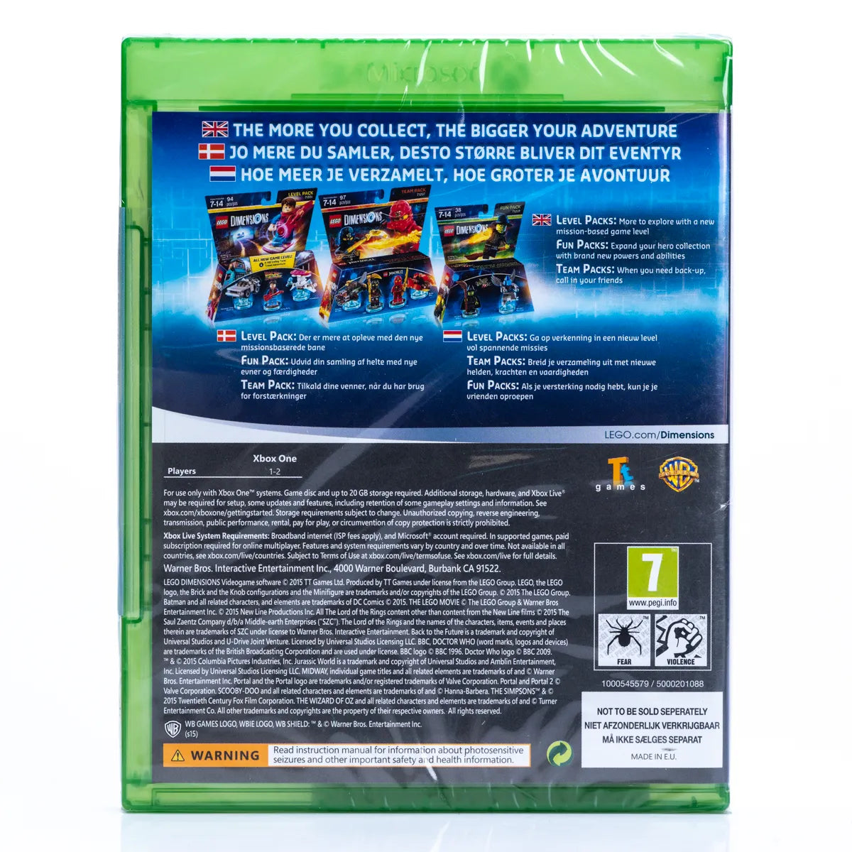 LEGO Dimensions - Xbox One spill (Forseglet) - Retrospillkongen