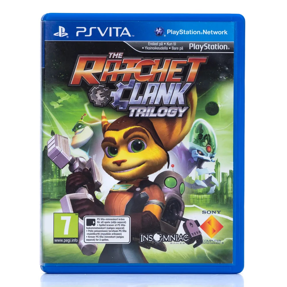 The Ratchet & Clank Trilogy - PS Vita spill - Retrospillkongen