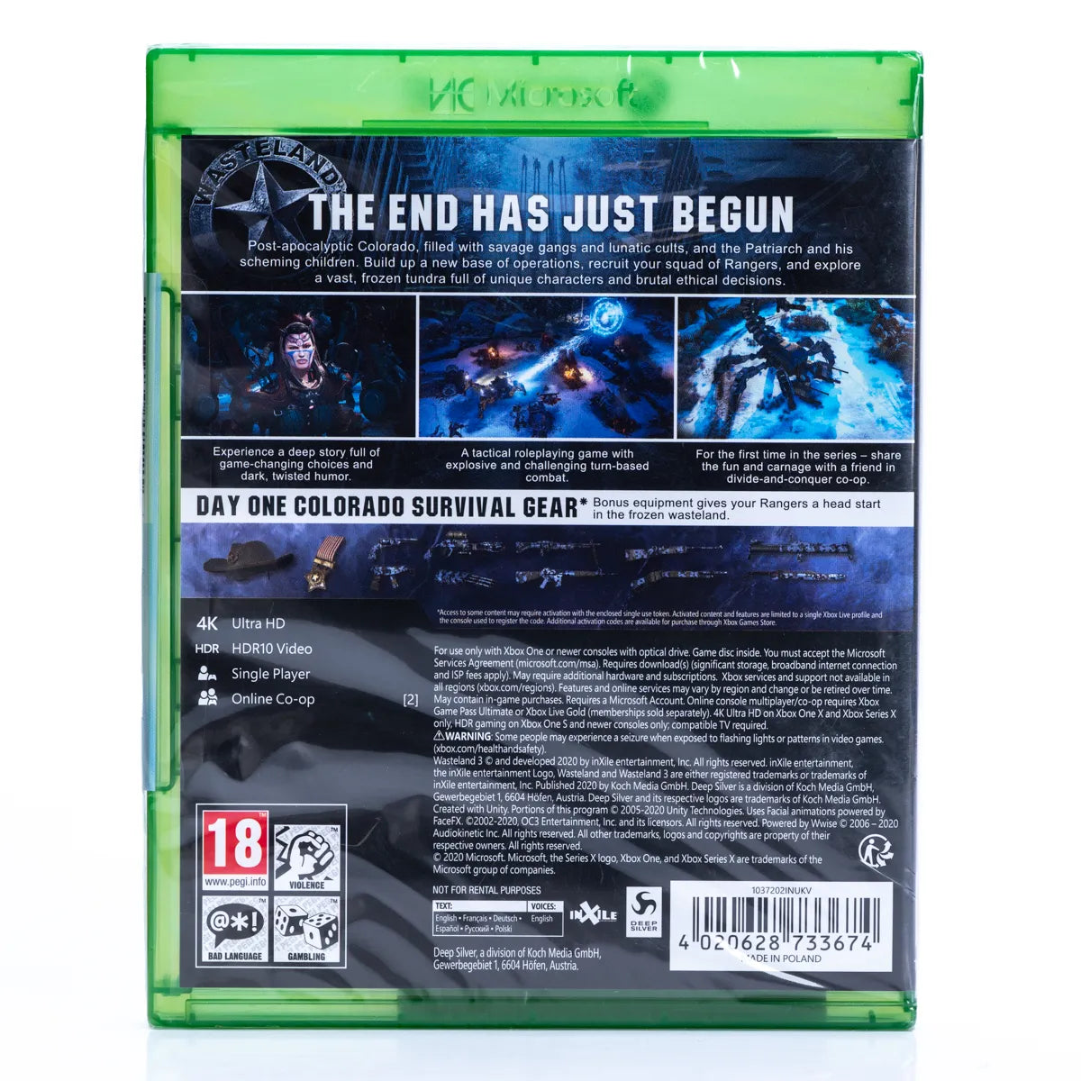 Wasteland 3 - Day One Edition - Xbox One spill (Forseglet) - Retrospillkongen