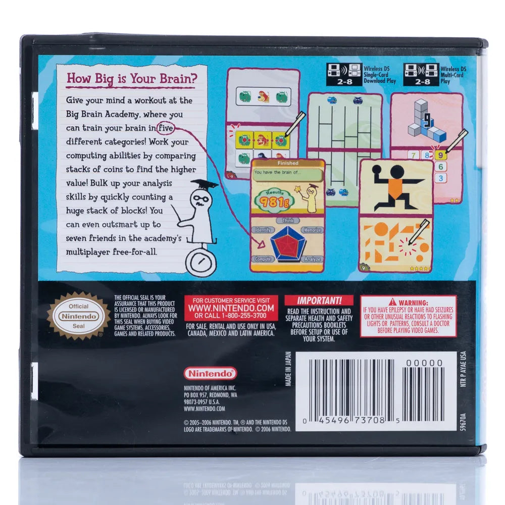 Big Brain Academy (NTSC-U) - Nintendo DS spill - Retrospillkongen