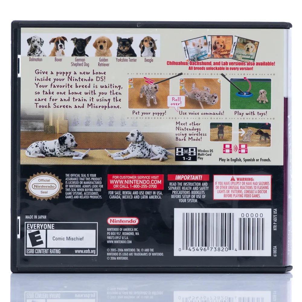 Nintendogs: Dalmatian & Friends (NTSC-U) - Nintendo DS spill - Retrospillkongen