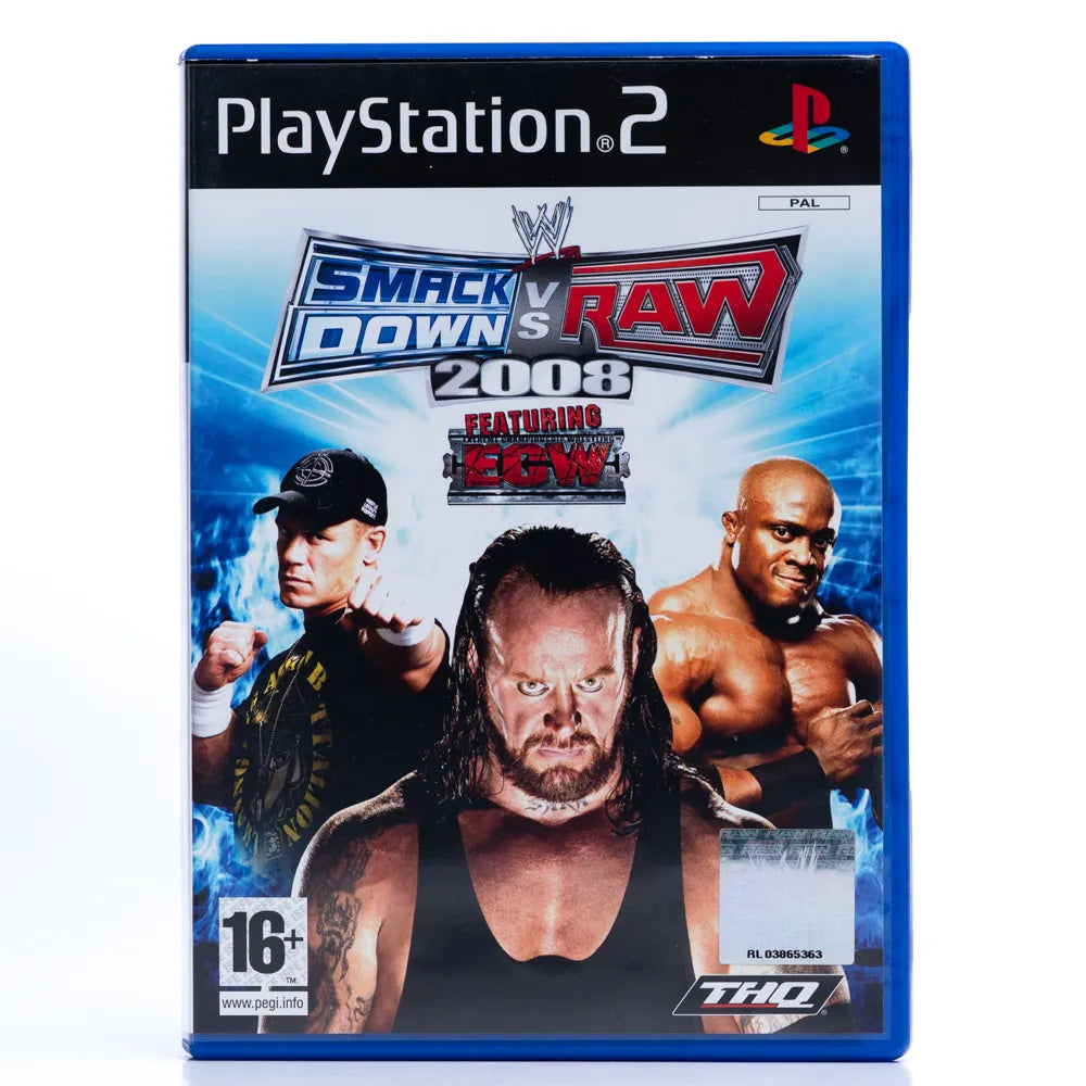 WWE SmackDown vs. Raw 2008 - PS2 spill