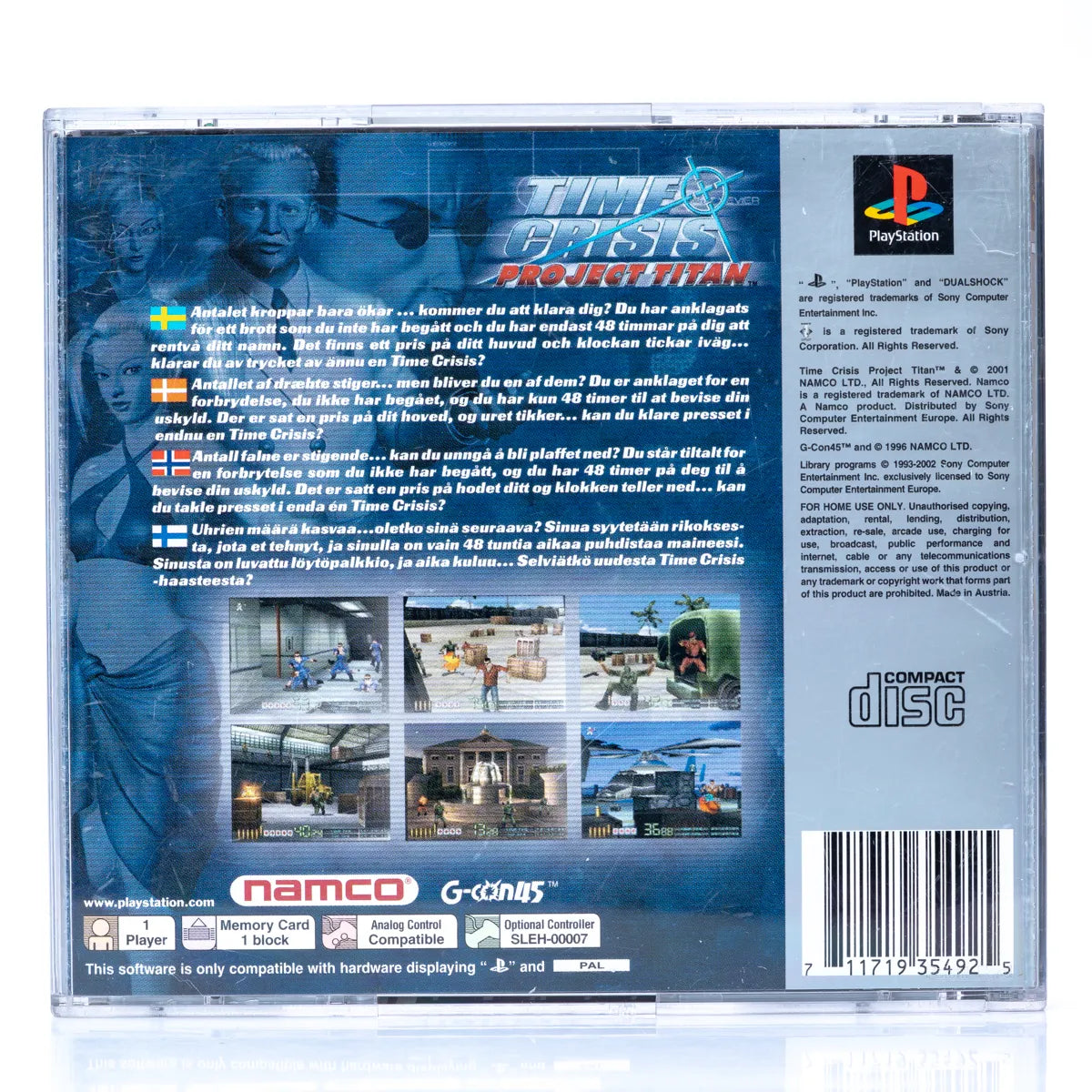 Time Crisis - PS1 spill - Retrospillkongen