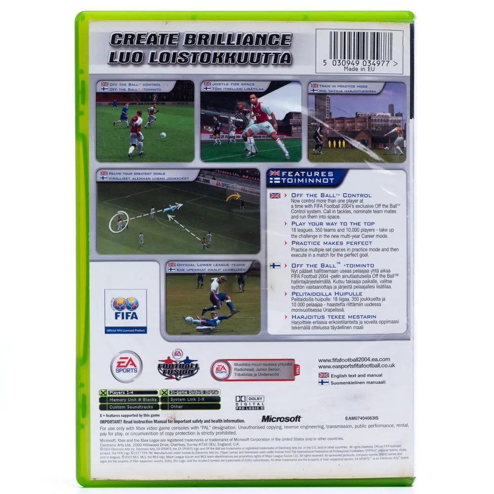 FIFA Football 2004 - Xbox spill