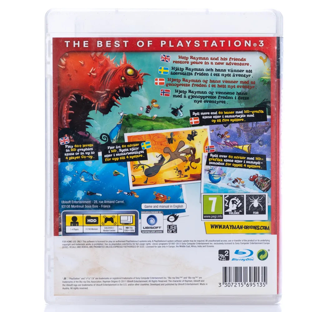 Rayman Origins - PS3 spill - Retrospillkongen