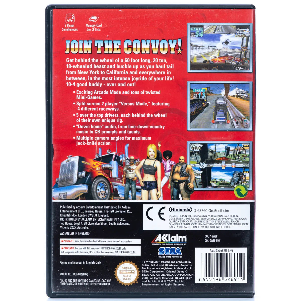 Eighteen Wheeler: American Pro Trucker - Gamecube Spill - Retrospillkongen