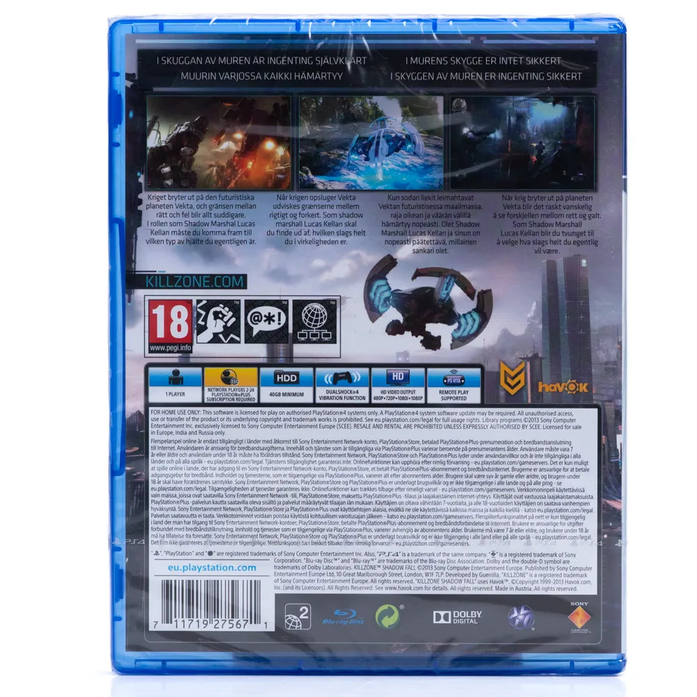 Killzone: Shadow Fall - PS4 spill (Forseglet)