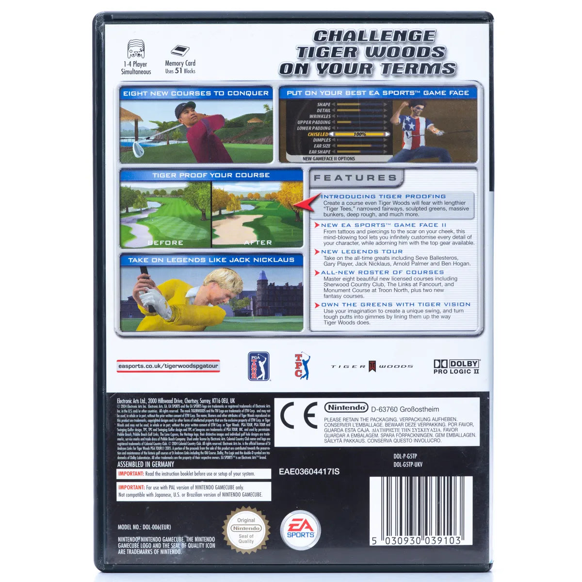 Tiger Woods PGA Tour 2005 - GameCube Spill - Retrospillkongen