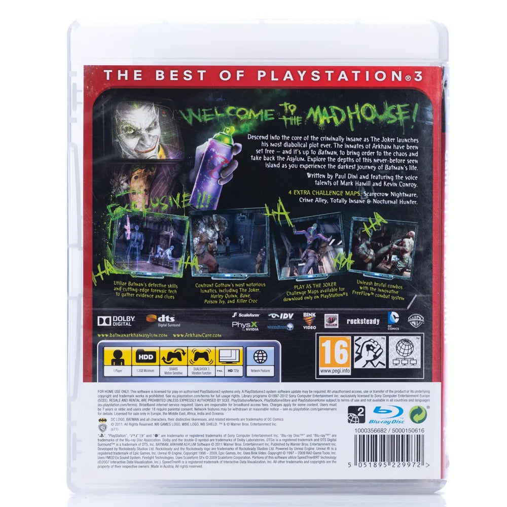 Batman: Arkham Asylum - PS3 spill - Retrospillkongen