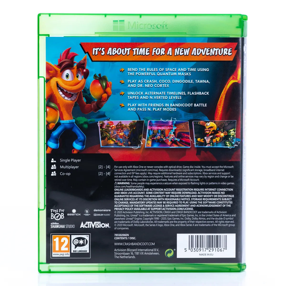 Crash Bandicoot 4: It's About Time - Xbox One / Series X spill - Retrospillkongen