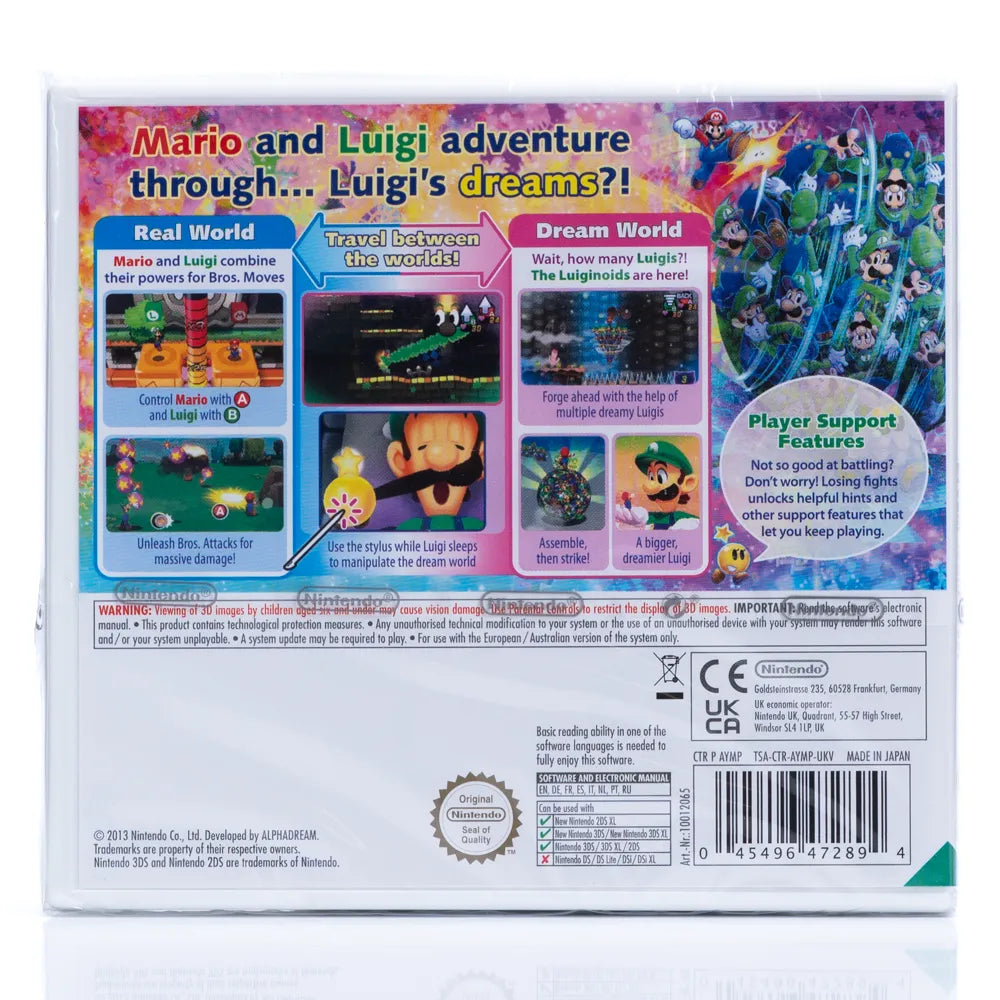 Mario & Luigi: Dream Team Bros. - Nintendo 3DS spill (Forseglet)
