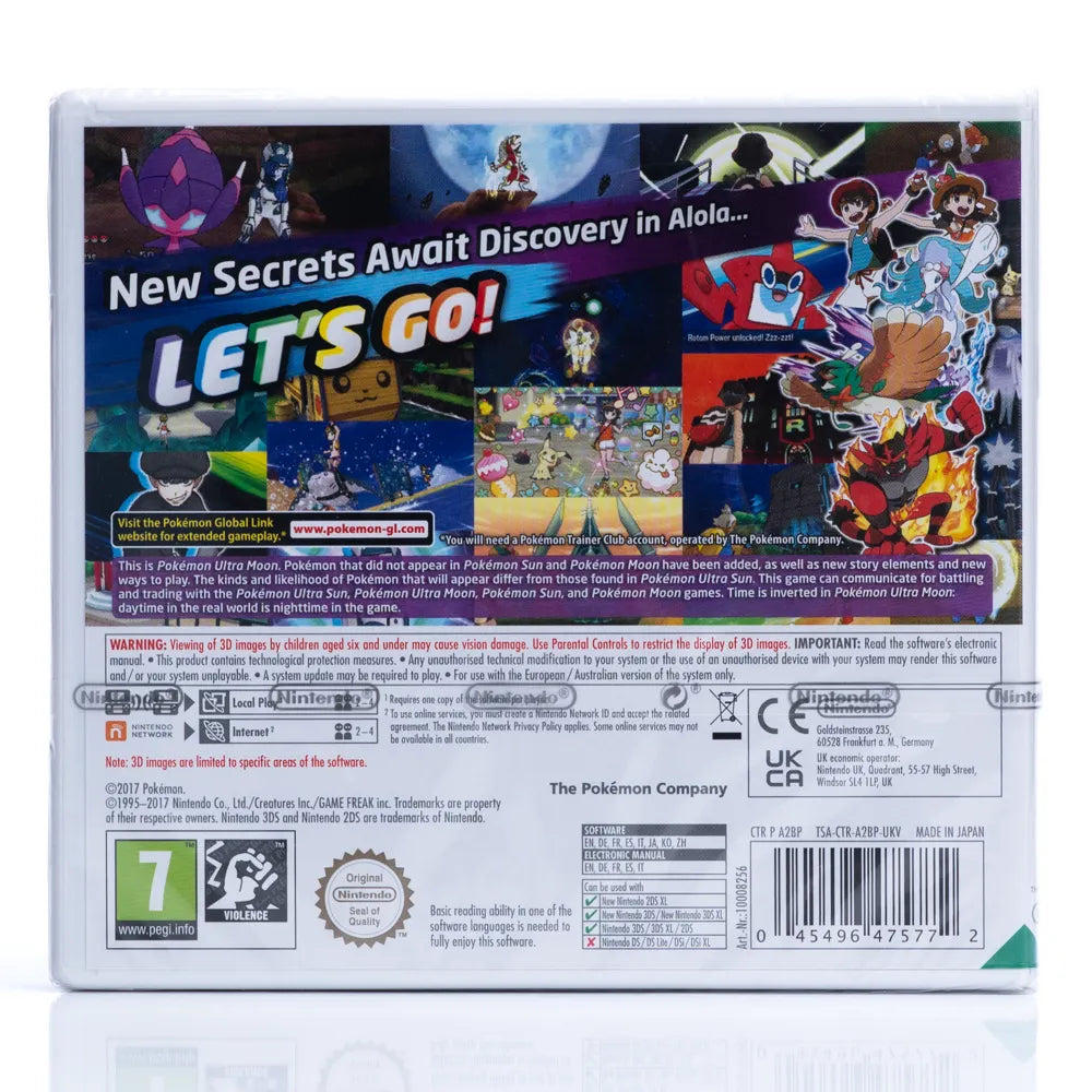 Pokémon Ultra Moon - Nintendo 3DS spill (Forseglet)