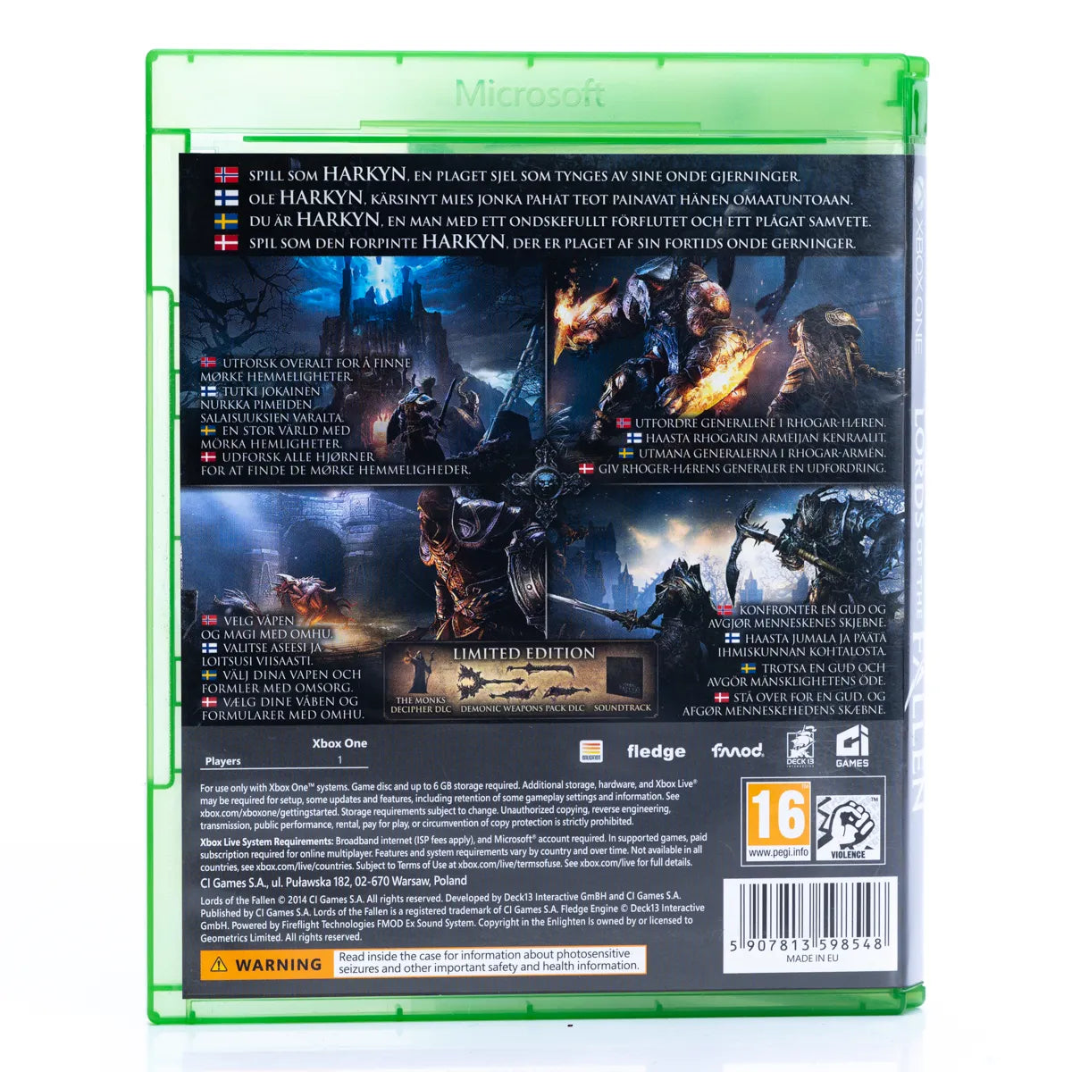Lords of the Fallen - Xbox One spill - Retrospillkongen