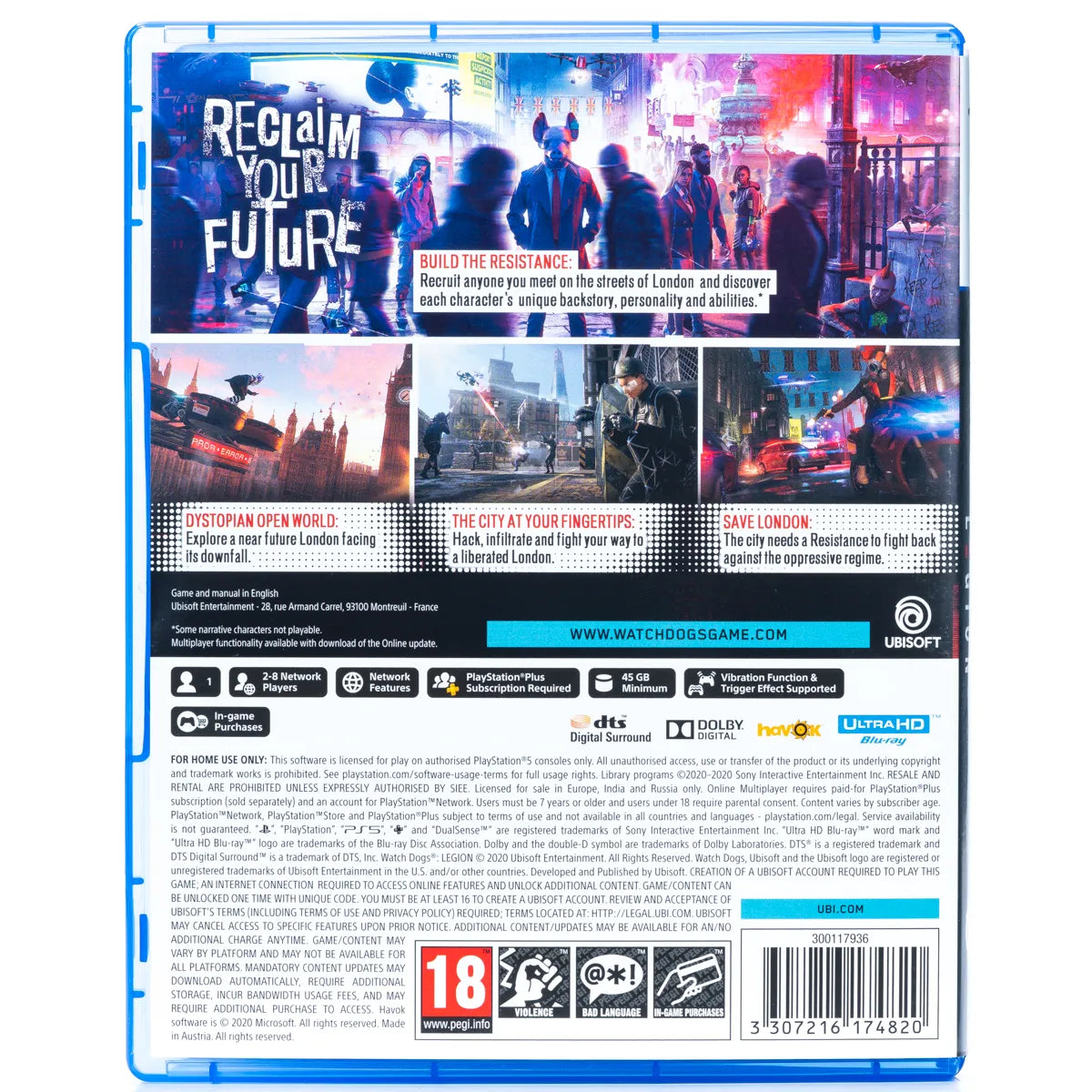 Watch Dogs: Legion - PS5 Spill - Retrospillkongen