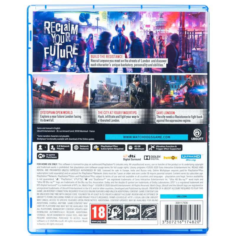 Watch Dogs: Legion - PS5 Spill