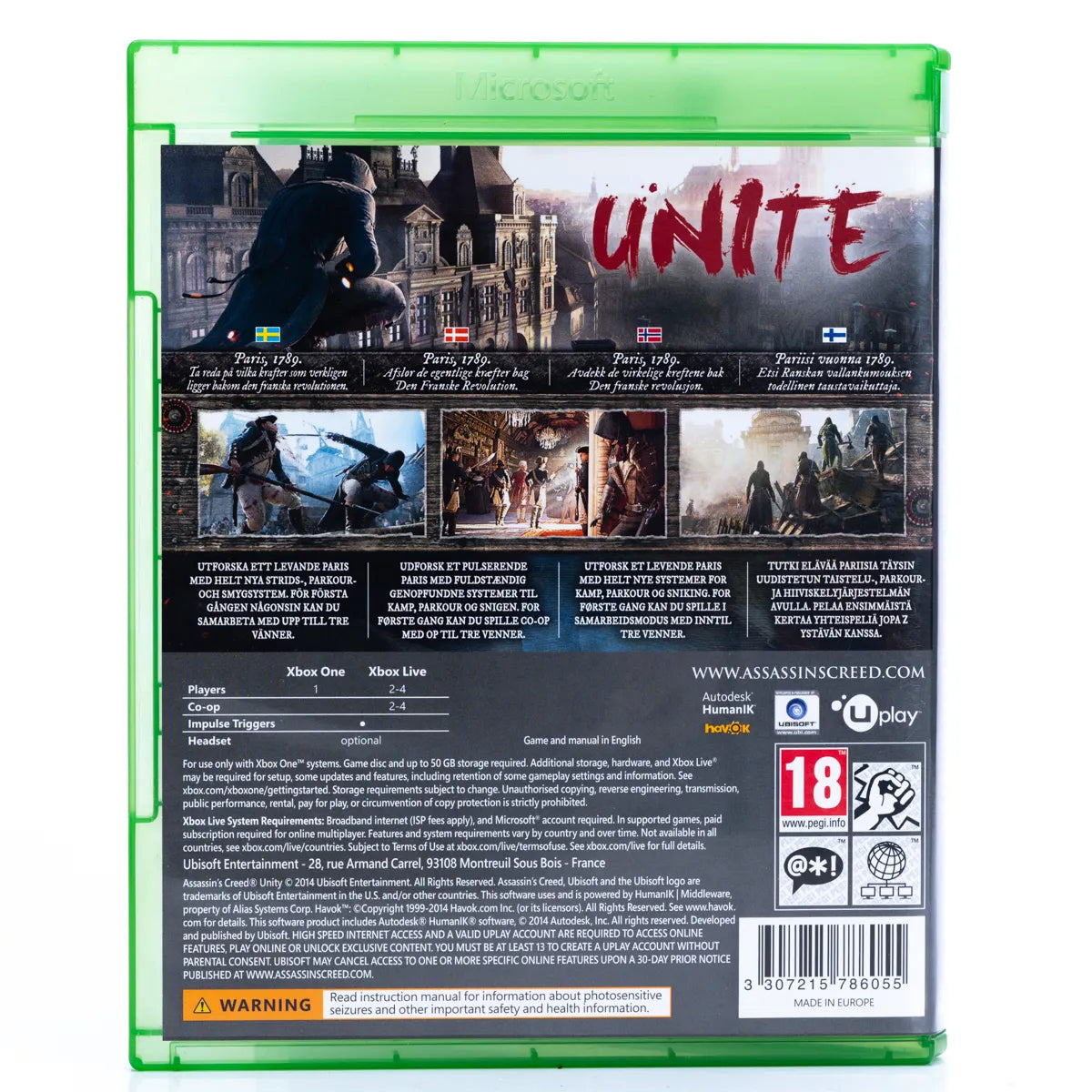 Assassin's Creed Unity - Xbox One spill - Retrospillkongen