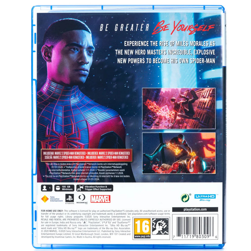Marvel Spider-Man: Miles Morales - PS5 Spill