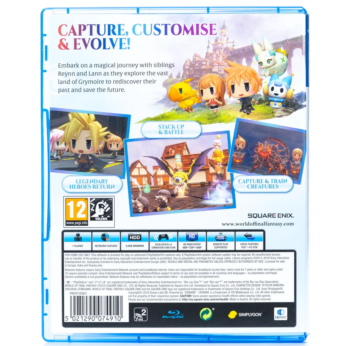 World of Final Fantasy - PS4 spill - Retrospillkongen