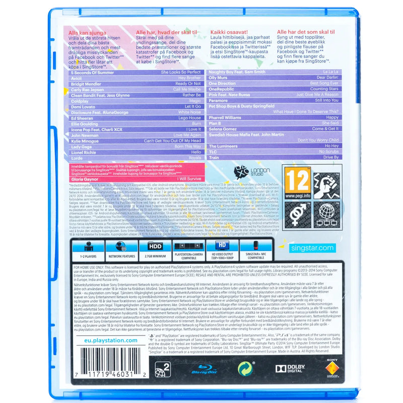 SingStar: Ultimate Party - PS4 spill