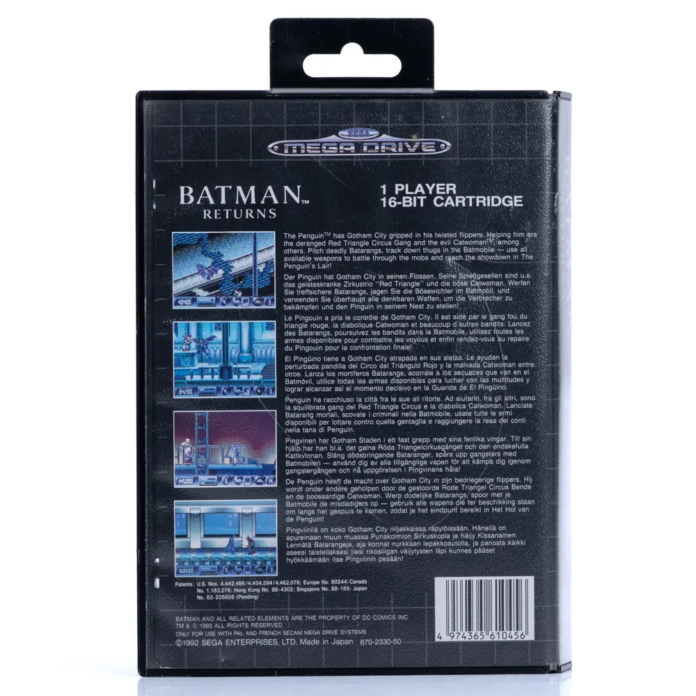 Batman Returns - SEGA Mega Drive spill - Retrospillkongen