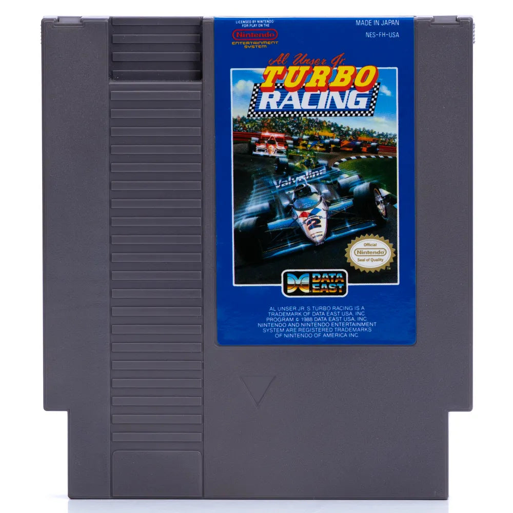 Al Unser Jr. Turbo Racing - NES spill (NTSC-U)