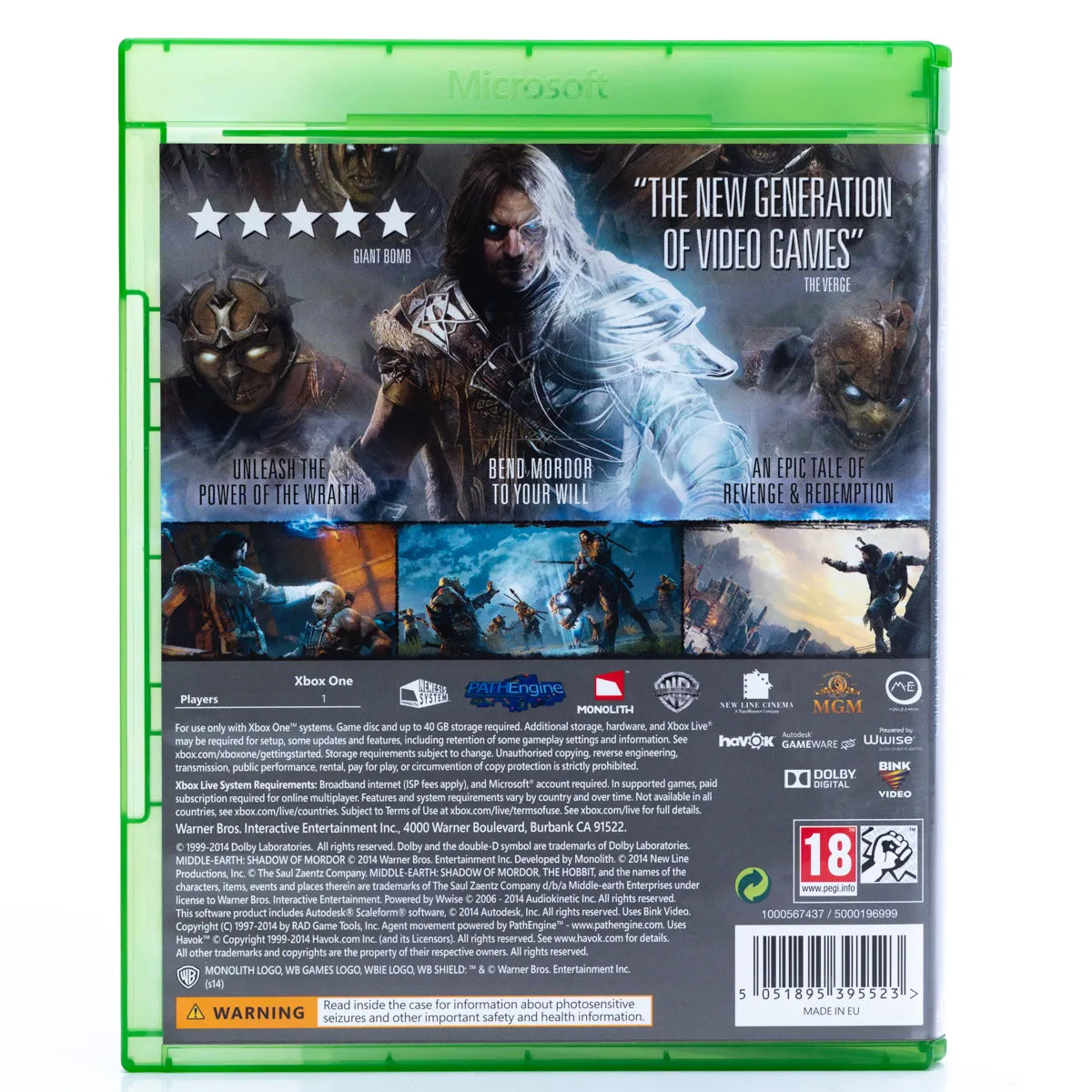Middle-earth: Mordor - Xbox One Spill - Retrospillkongen