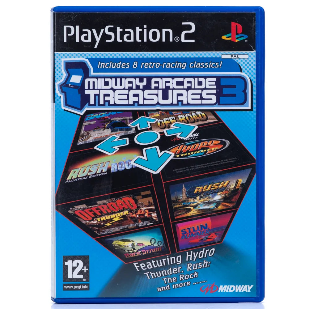 Midway Arcade Treasures 3 - PS2 spill - Retrospillkongen
