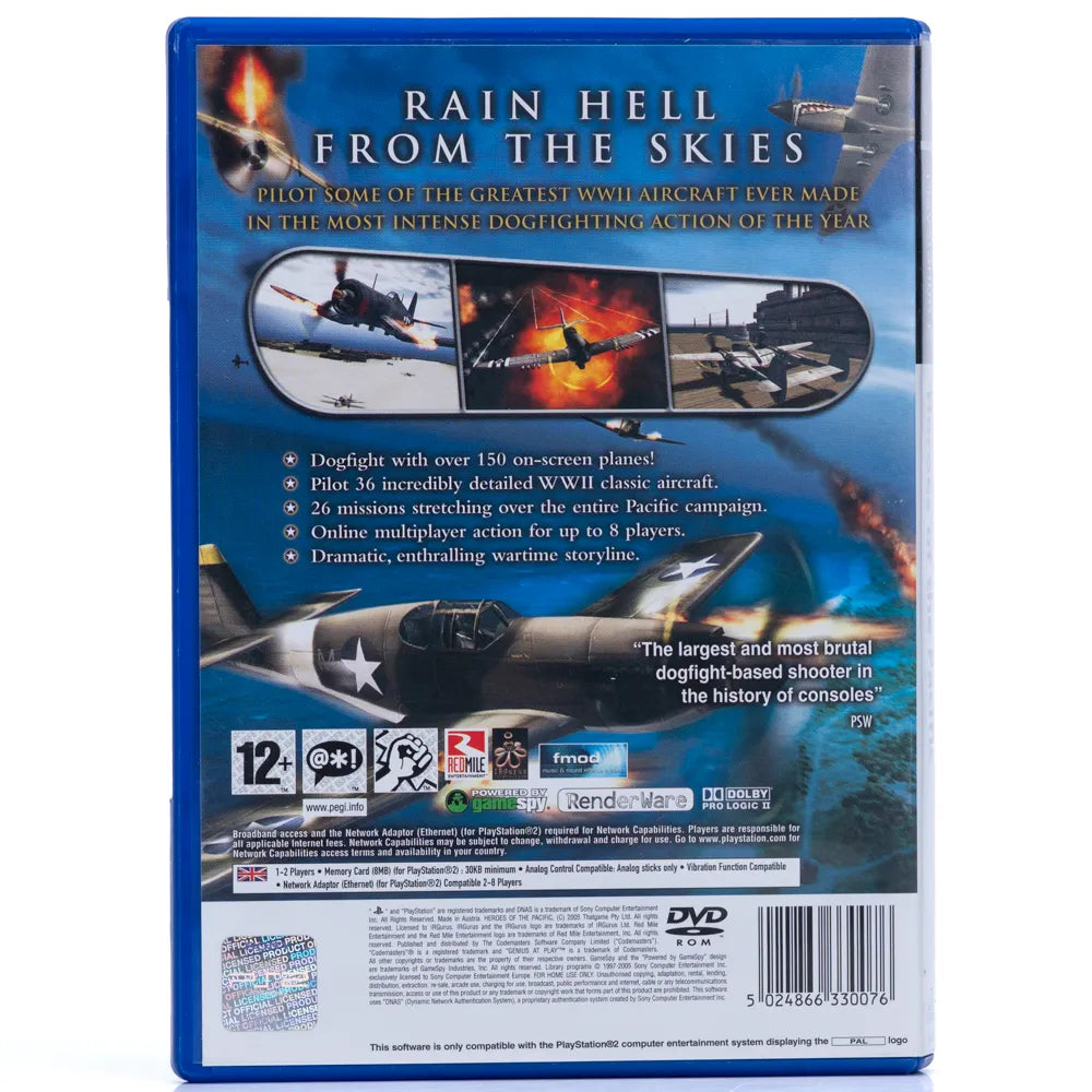Heroes of the Pacific - PS2 spill - Retrospillkongen
