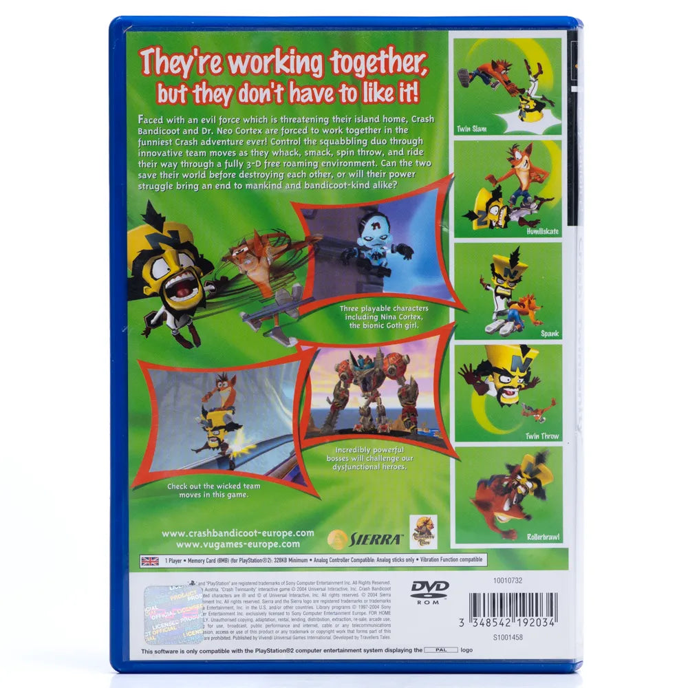 Crash Twinsanity - PS2 Spill