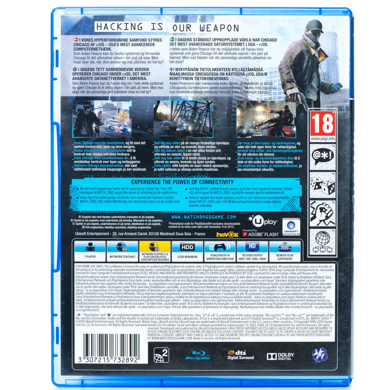 Watch Dogs - PS4 spill